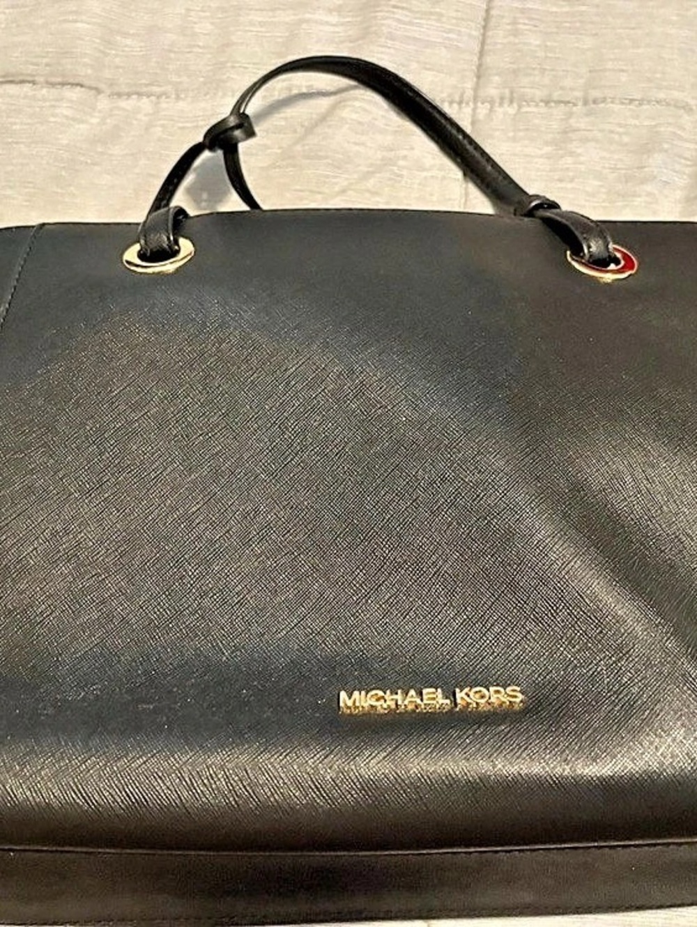Michael Kors Jet Set Travel Top-Zip Tote Black